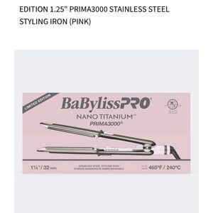 BaBylissPRO Nano Titanium Styling Iron - Pink